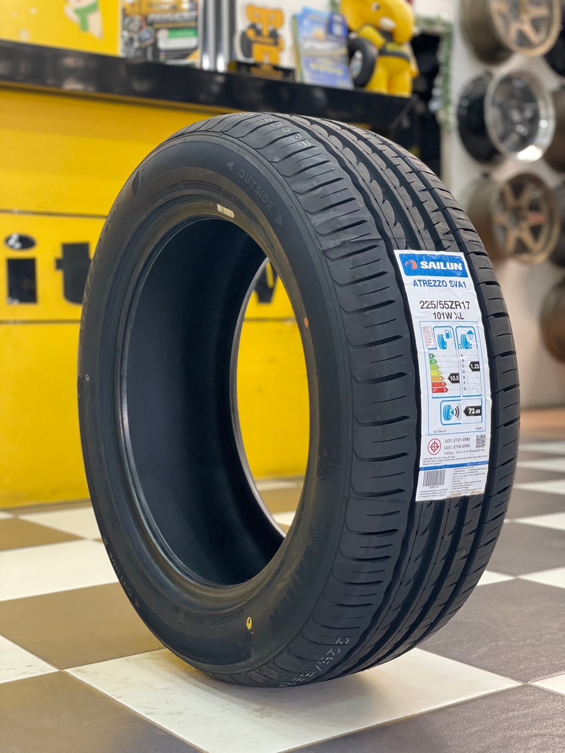 #ยางใหม่ #SAILUN ATREZZO #SVA1 225/55ZR17 ยางใหม่ปี2024