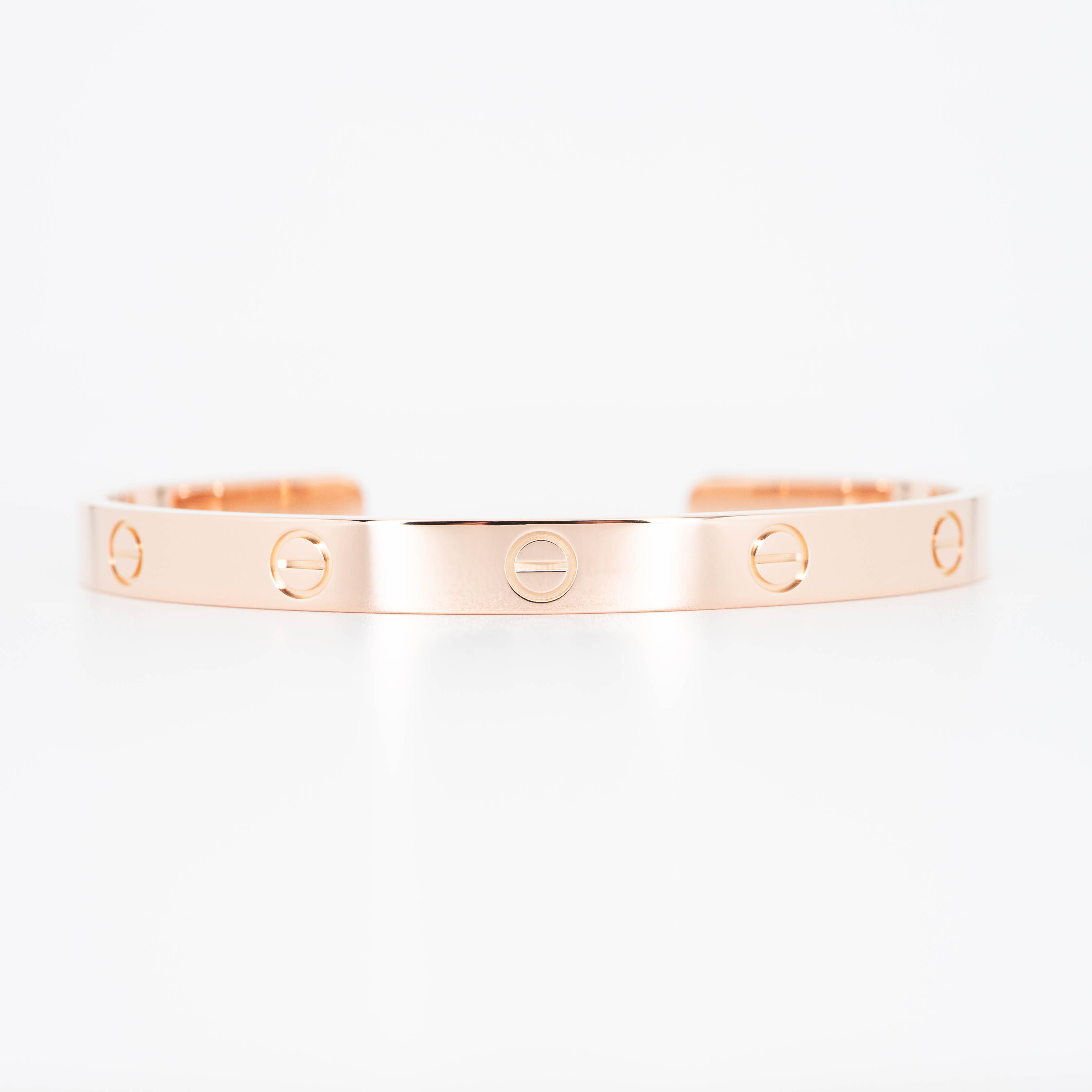 กำไล Cartier Love Cuff Bracelet ทองชมพู18K ไซส์19 (Used) +กล่องและการ์ดShopไทย