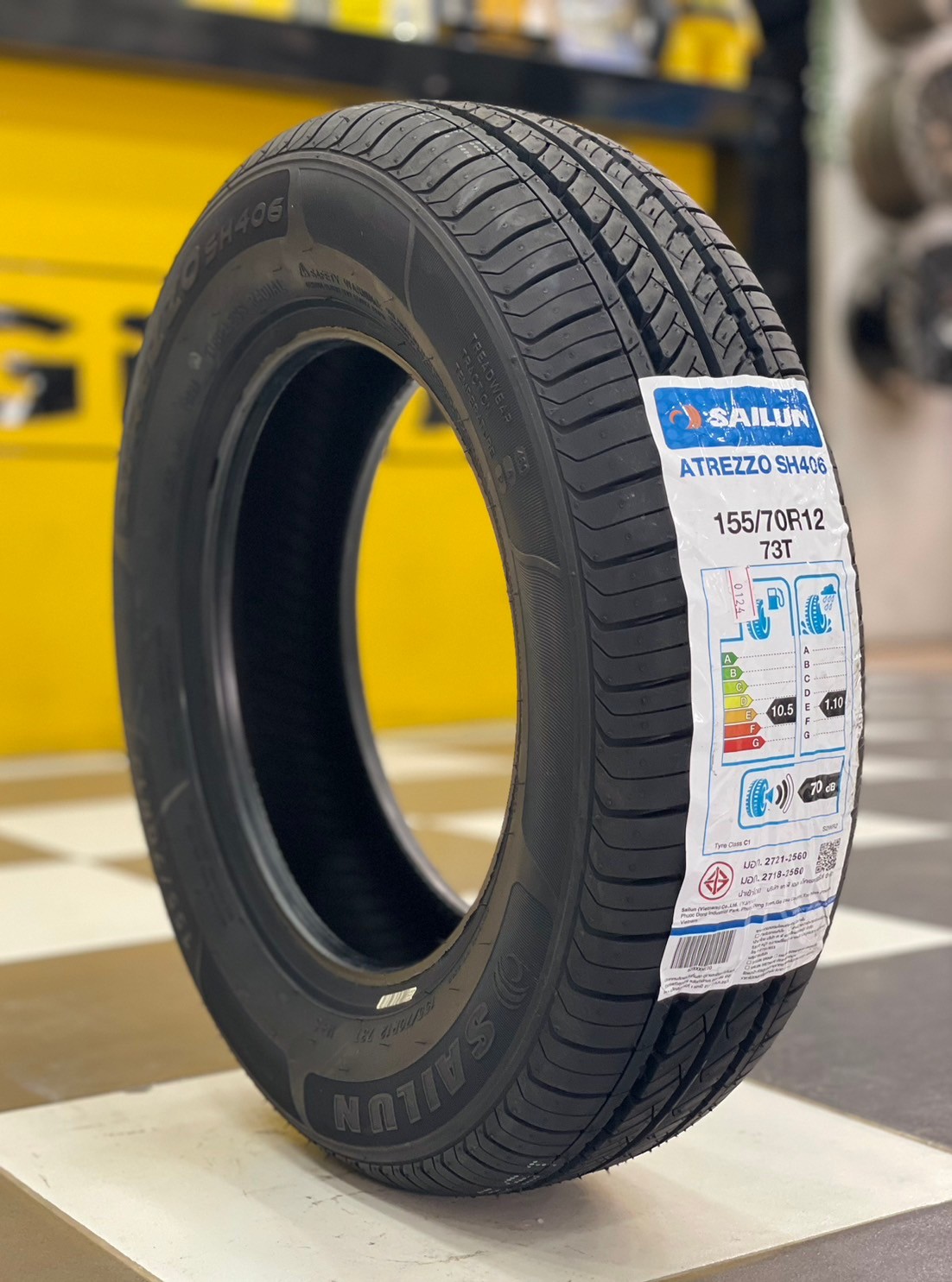 ยางใหม่ #SAILUN "ไซหลุน" #155/70R12 ยางใหม่ปี2024