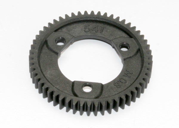 3956R Spur gear, 54-tooth (0.8 metric pitch, compatible with 32-pitch) (for center differential)