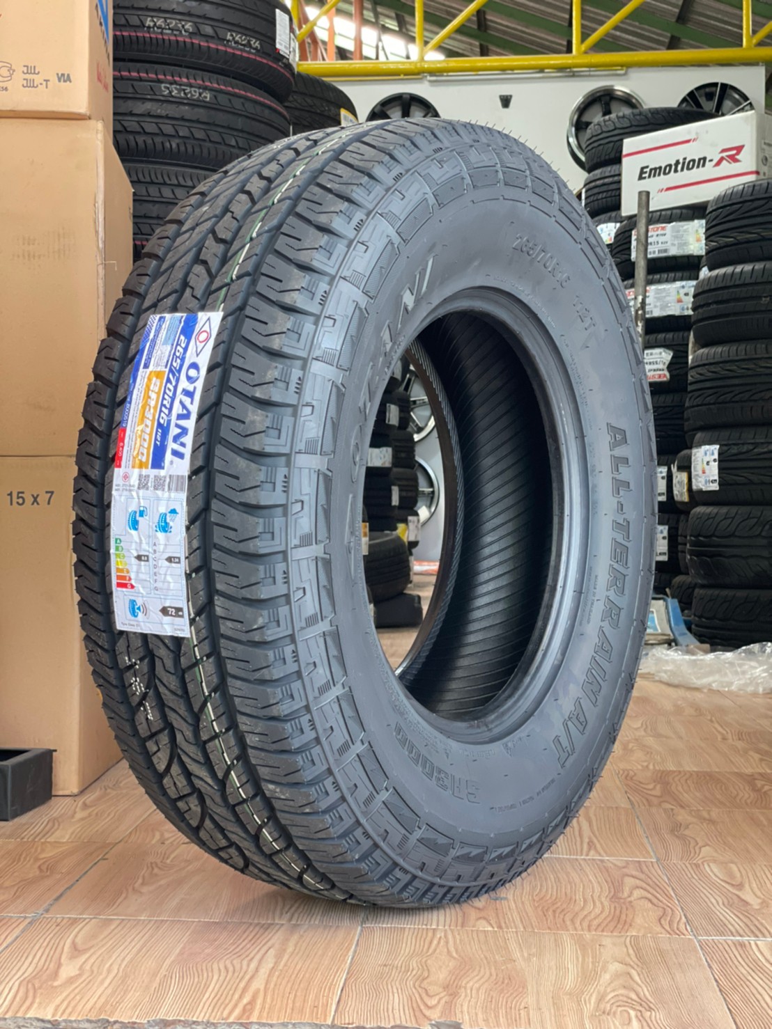 ยางโอตานิ OTANI SA3000 265/70R16 ยางใหม่ปี2021 ราคาพิเศษพร้อมติดตั้งฟรี สามารถสอบถามเพิ่มเติมได้ค่ะ