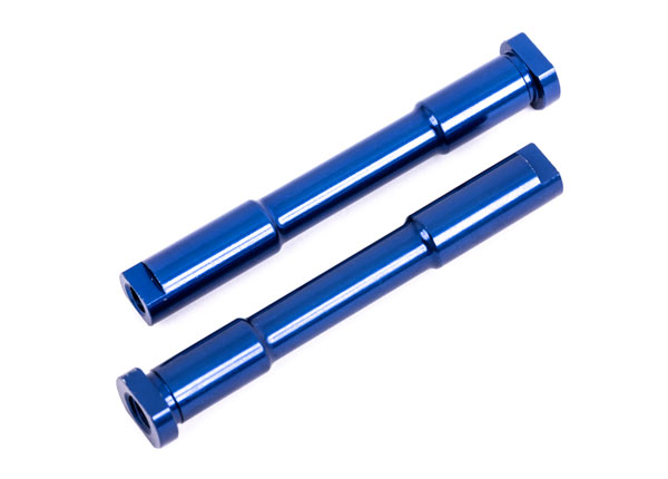 9525 Bellcrank posts, steering (aluminum, blue-anodized)