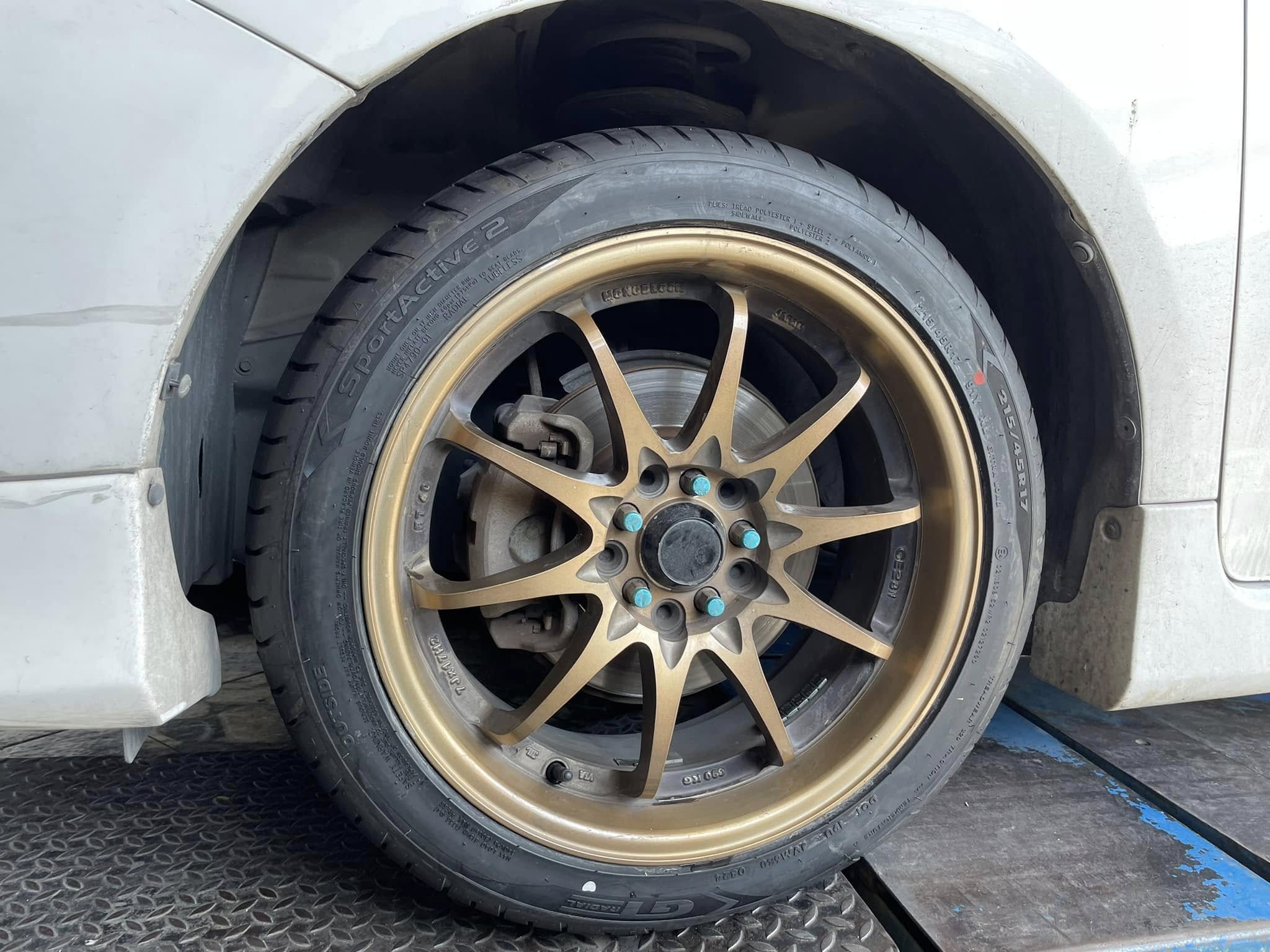 🚘 #TOYOTA_ALTIS🛞เปลี่ยนยาง 🛞 #GT RADIAL SPORTACTIVE2 215/45R17 #บริการตั้งศูนย์🛞