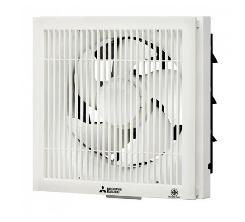MITSUBISHI EX-20SKC5T (White) พัดลมระบายอากาศติดผนัง 8 นิ้ว มีหน้ากาก (แบบดูดออก)