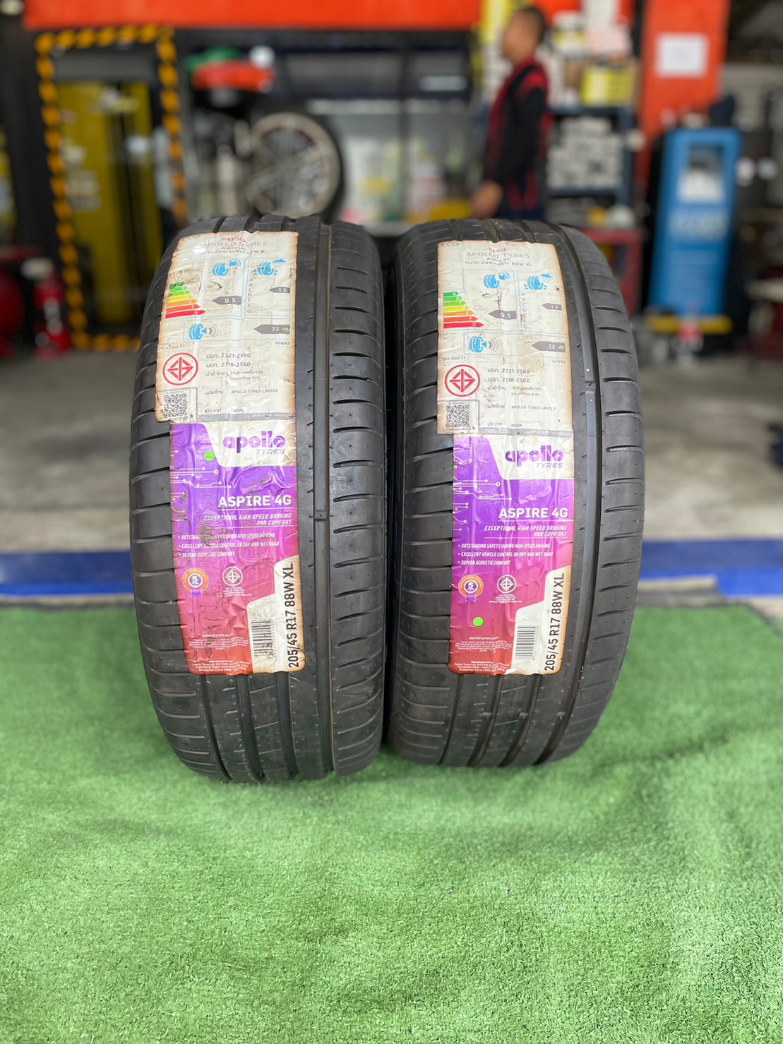 Apollo Aspire4G 205/45R17 ยางใหม่ปี21 (มี2เส้น)