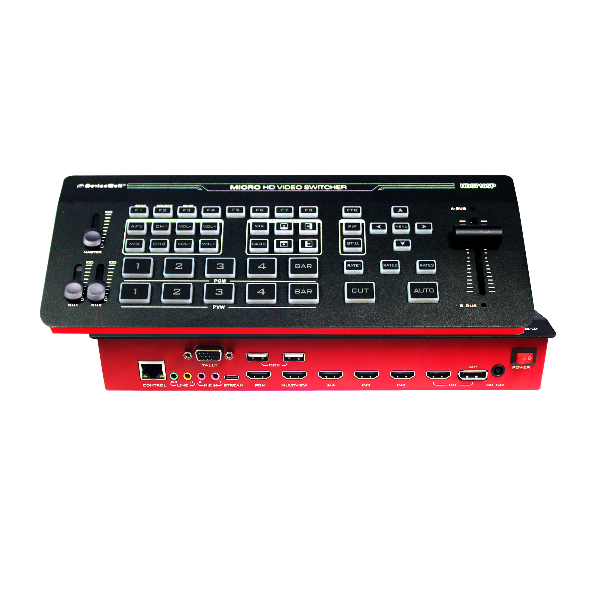 Devicewell HDS7105P HD Video Switcher (4HDMI+1DP)