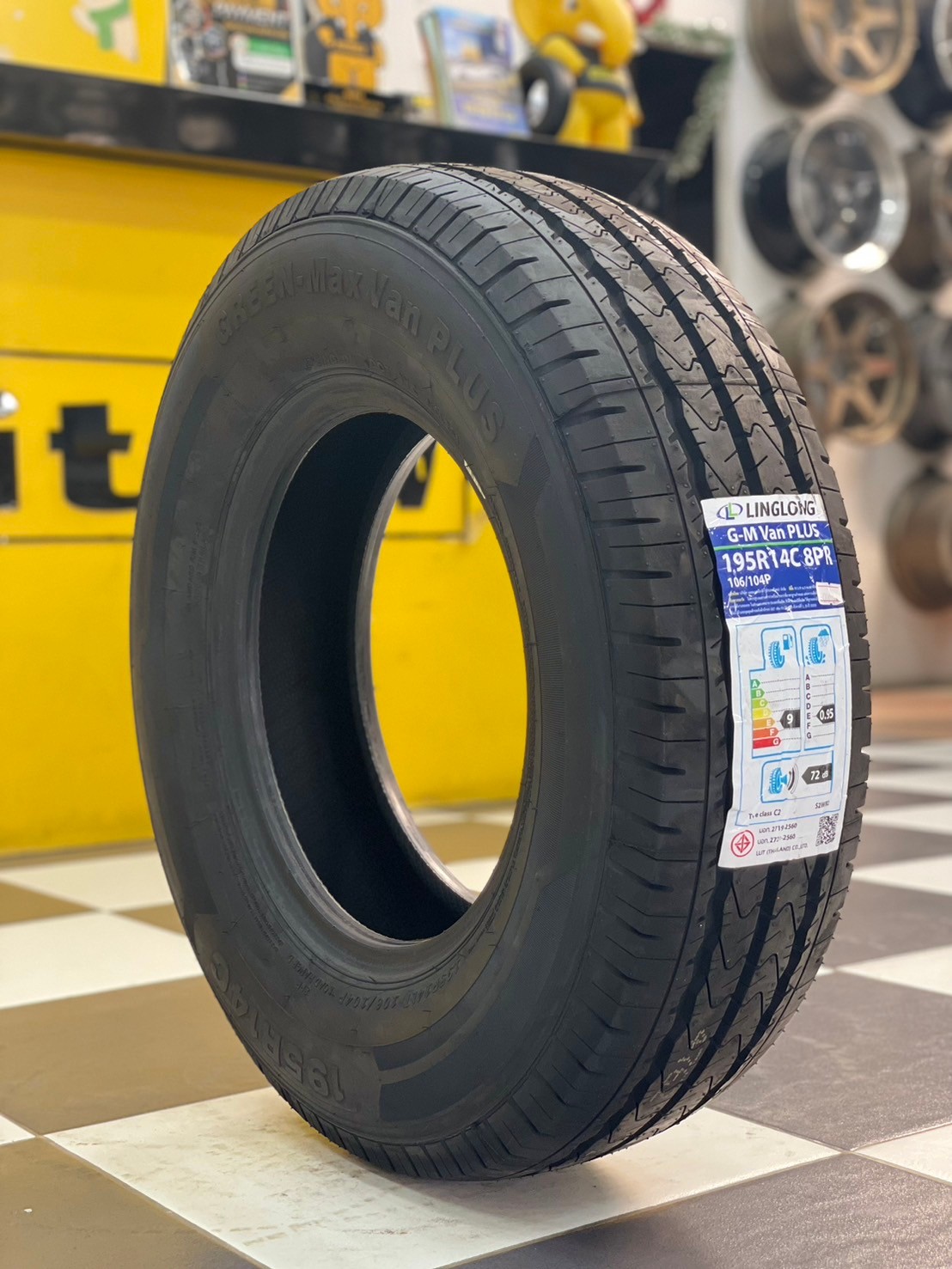 ยางหลิงหลง ยางผลิตไทย Linglong Vanplus 195R14 ยางใหม่ ปี2024