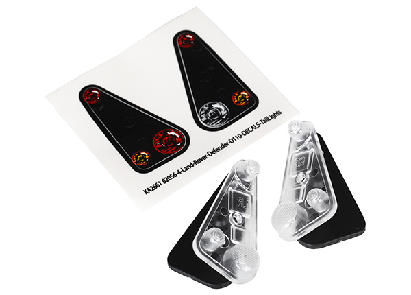 8014 Tail light housing (2)/ lens (2)/ decals (left & right)