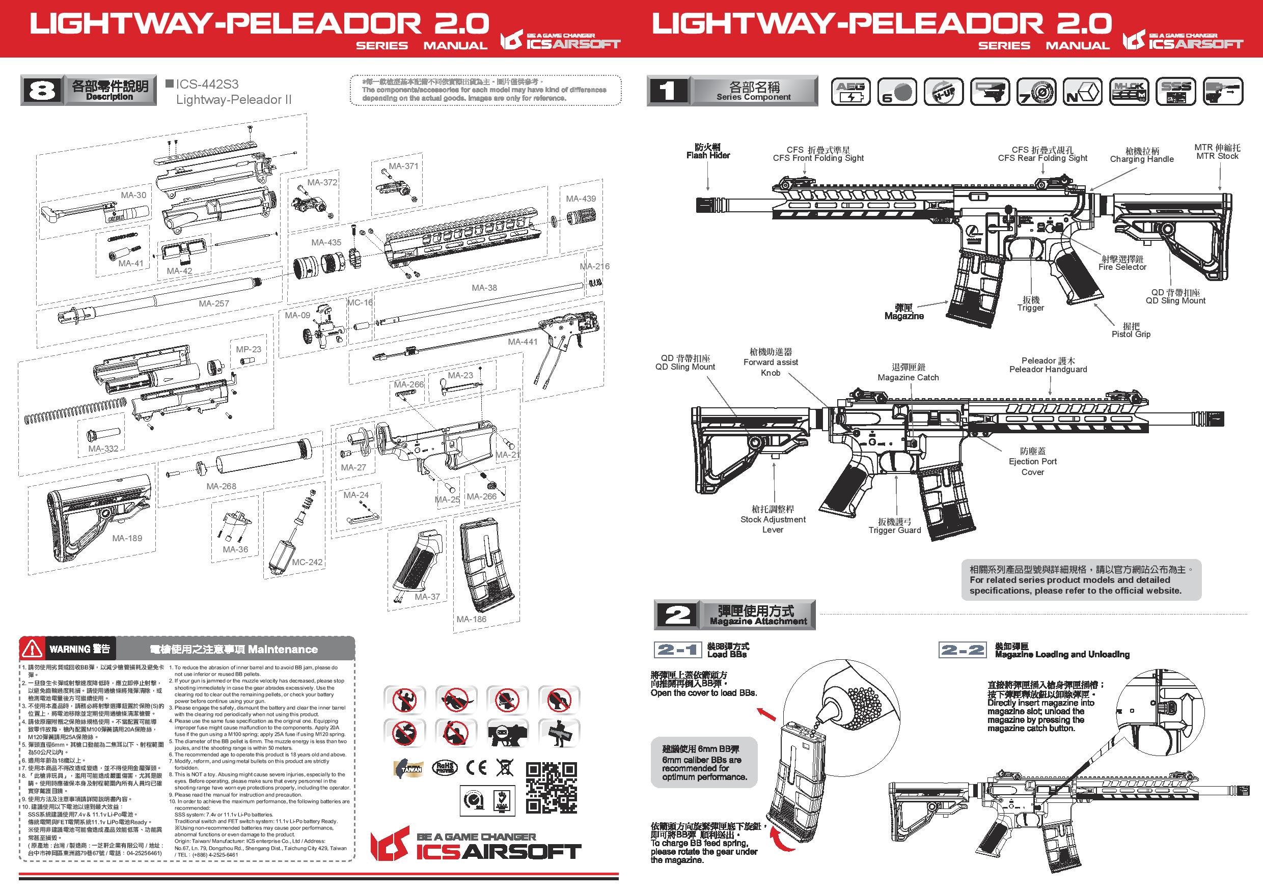 IPT-443S3-1 CXP-Peleador 2.0 SSS Ver.II