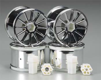 PRO-2693-12 Wabash 30 Series All-Purpose Chrpose Chrome Associated Wheel (4-pack)