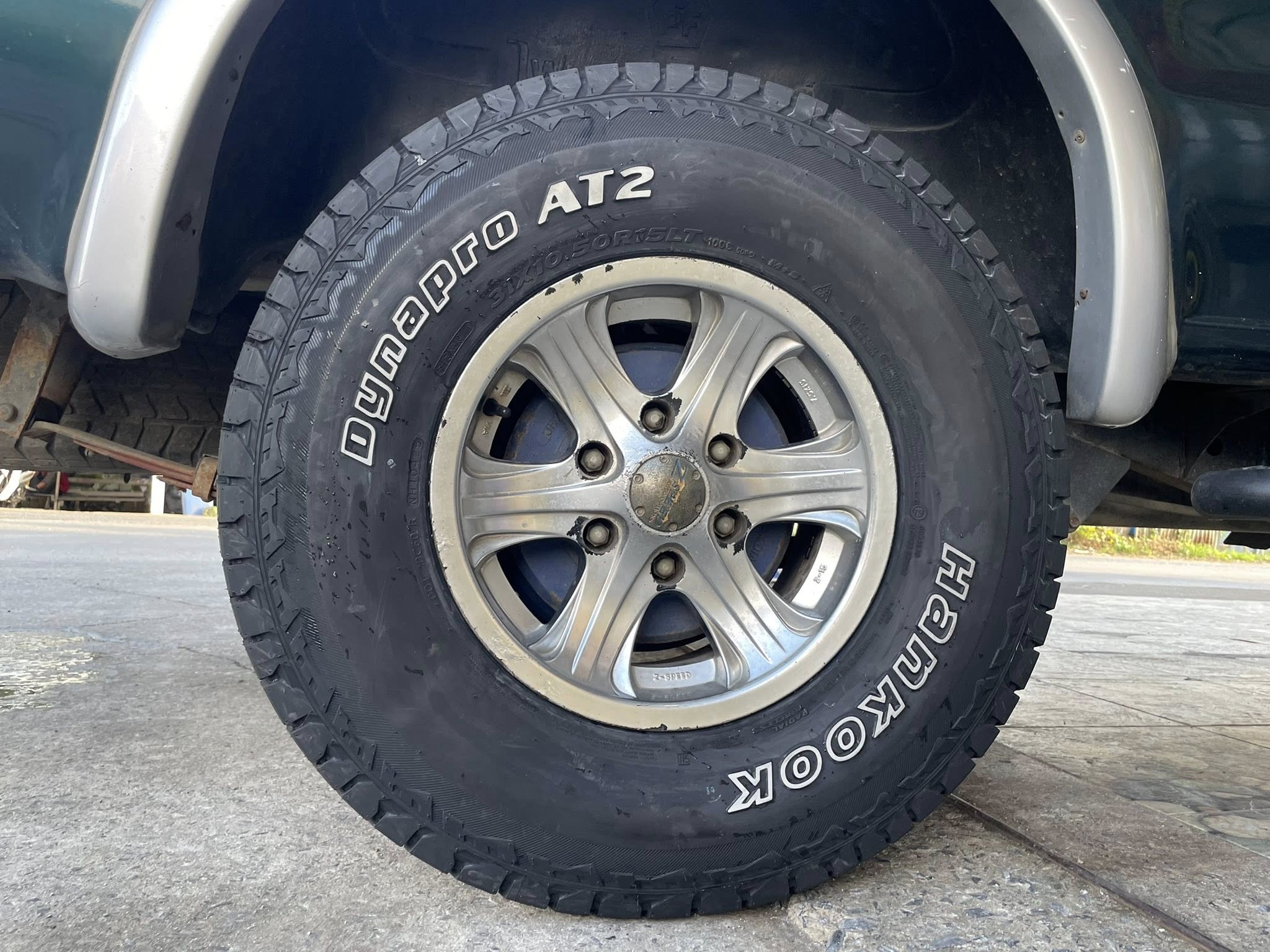 🛞❤️ #FORD_RANGER 🚘เปลี่ยนยาง 🛞🐘#HANKOOK_AT2_31X10.5R15