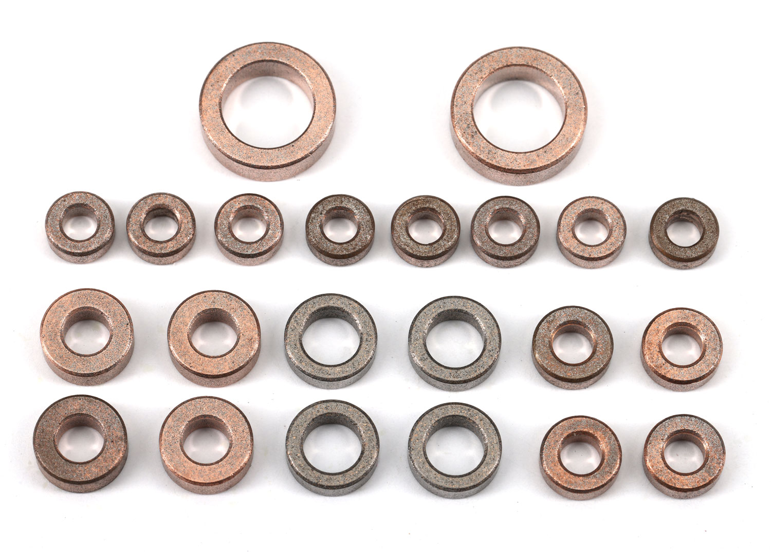 9745 Bushing set, self-lubricating, complete (3x6x2.5mm (8), 5x8x2.5mm (4), 4x8x3mm (4), 8x12x3.5mm (2), 3.5x7x2.5mm (4))