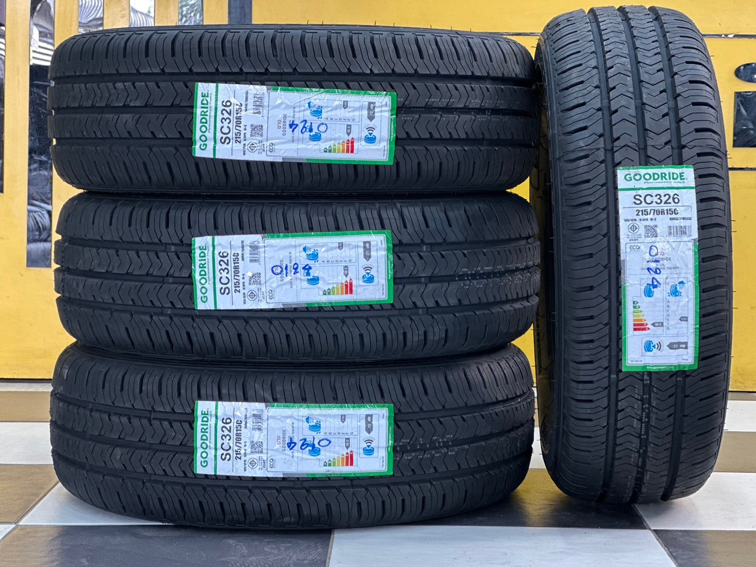 🔥🔥🔥ราคาโปรโมชั่น🔥🔥🔥 ยางใหม่ GOODRIDE SC326 215/70R15C ยางใหม่ปี2024