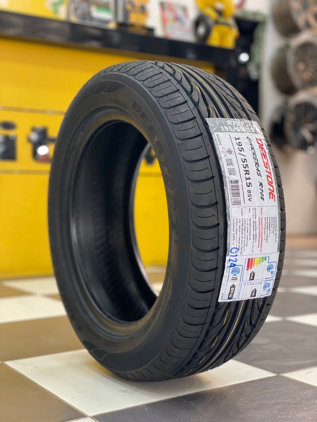 ยางใหม่ดีสโตน #Deestone CARRERAS R702 195/55R15 ยางใหม่ปี2024