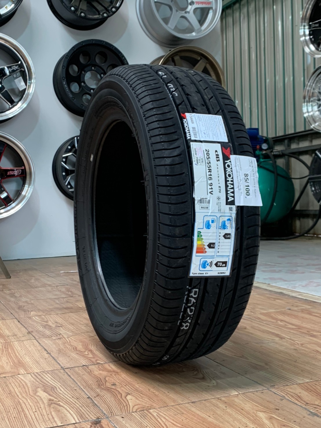 YOKOHAMA E70 205/55R16ยางใหม่ปี2021 ยางคุณภาพดีนุ่มเงียบ ยางสายพันธุ์ญี่ปุ่น