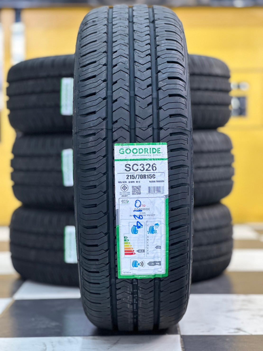 🔥🔥🔥ราคาโปรโมชั่น🔥🔥🔥 ยางใหม่ GOODRIDE SC326 215/70R15C ยางใหม่ปี2024