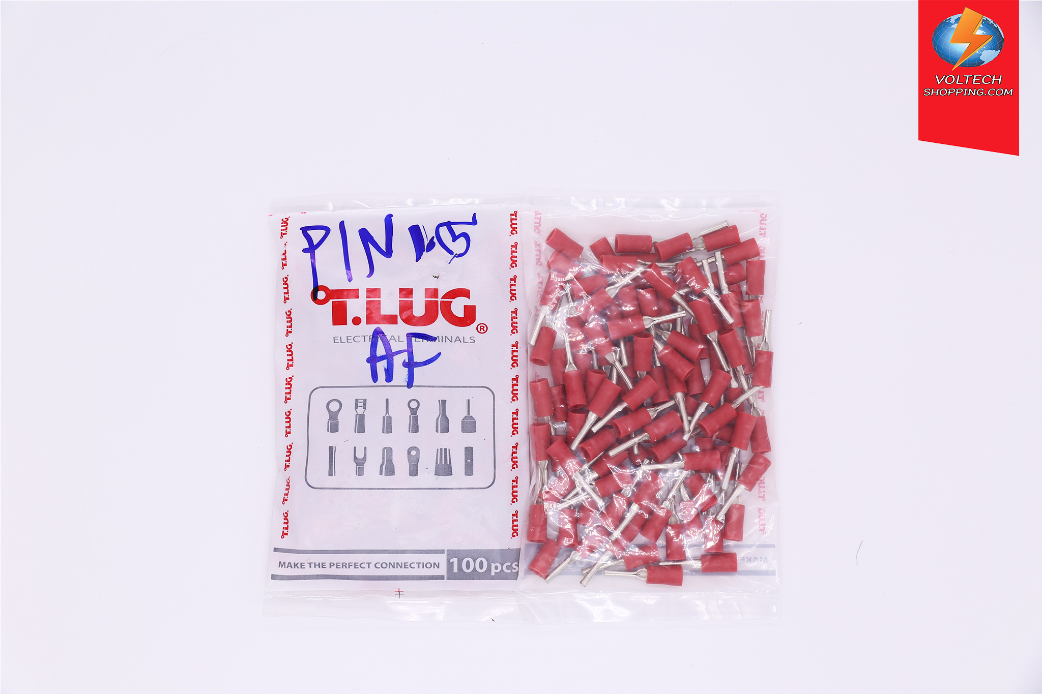 หัวเสียบก้านไม้ขีด กลมหุ้ม PIN 1.5 AF