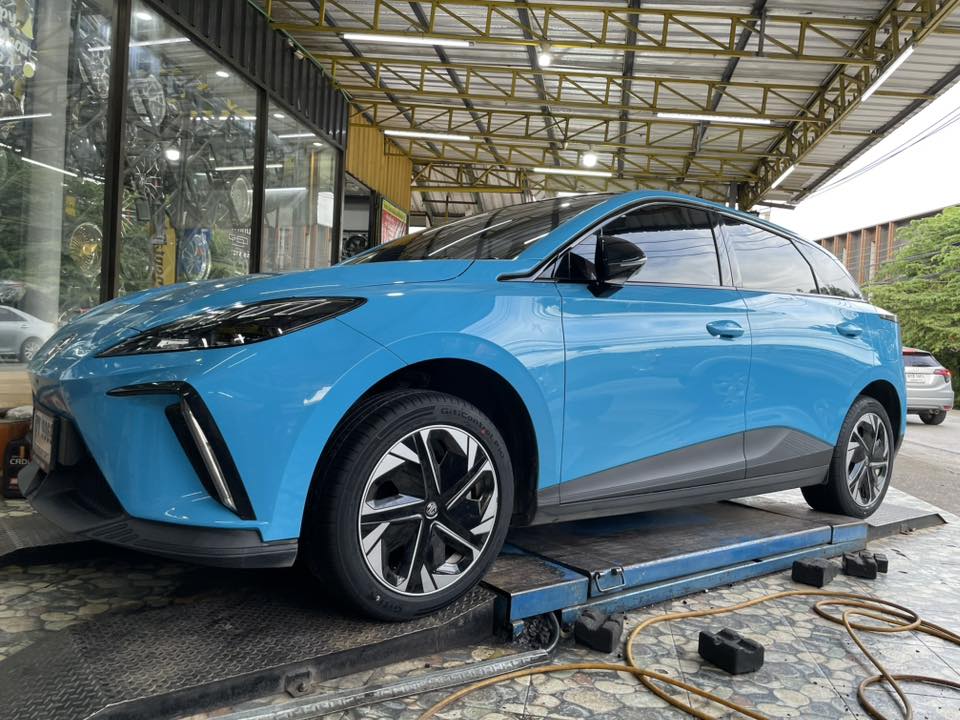 MG_MG4 🚘 เปลี่ยนยาง 🛞🐘#GITI_ControlP10_215/50R17