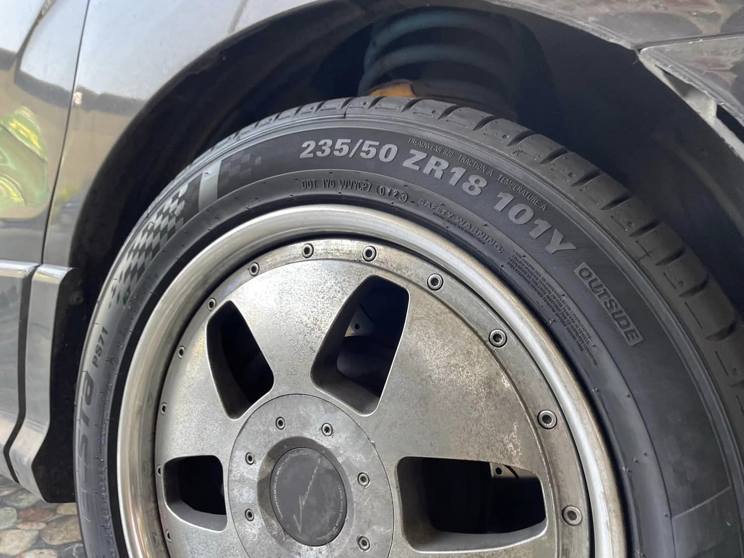 🛞❤️ #HYUNDAI_H1🚘เปลี่ยนยาง 💫 🛞🐘#KUMHO #ECSTA #PS71 235/50R18