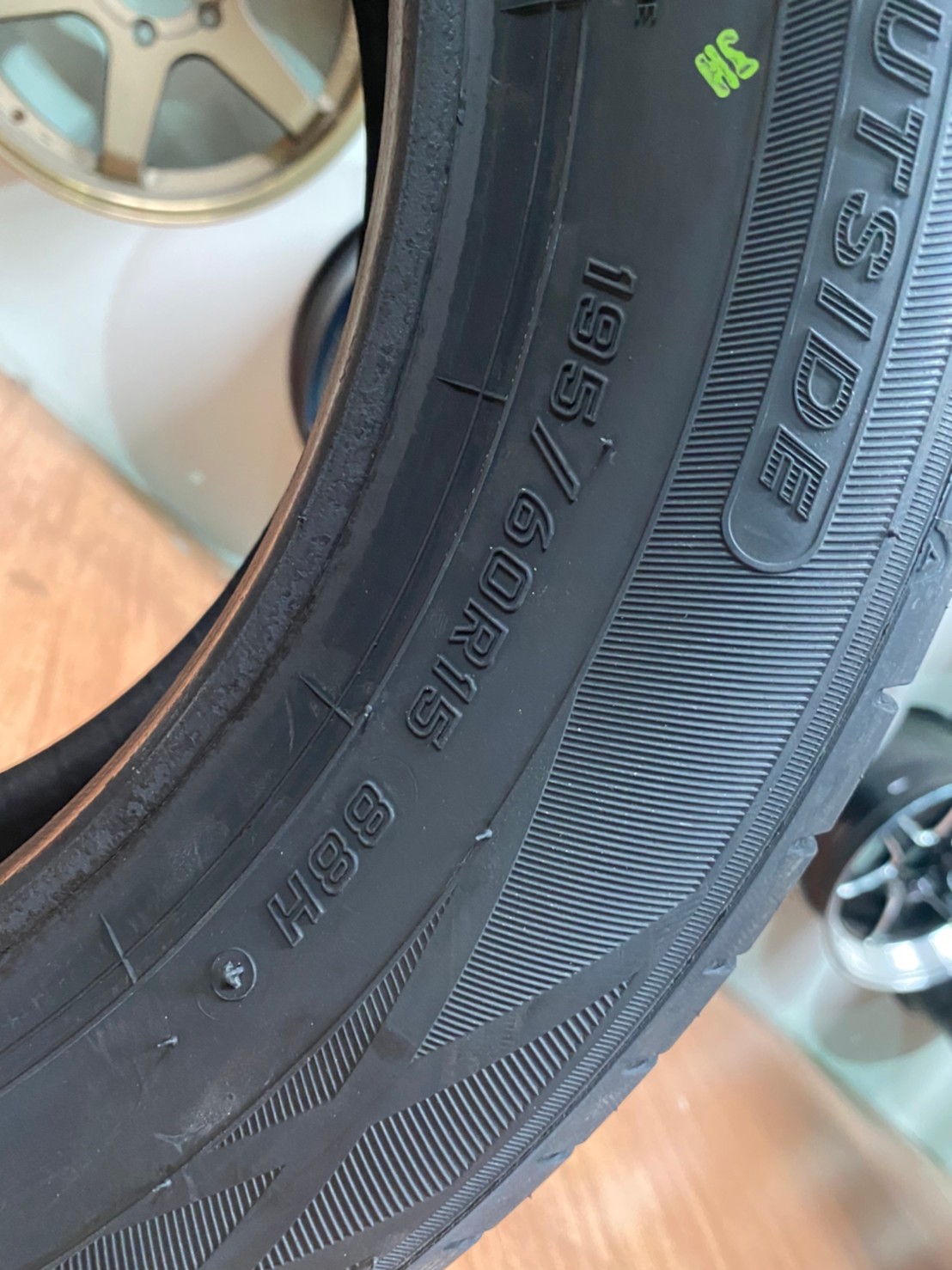 195/60R15 DUNLOP SP TOURING R1 ยางใหม่ปี2020