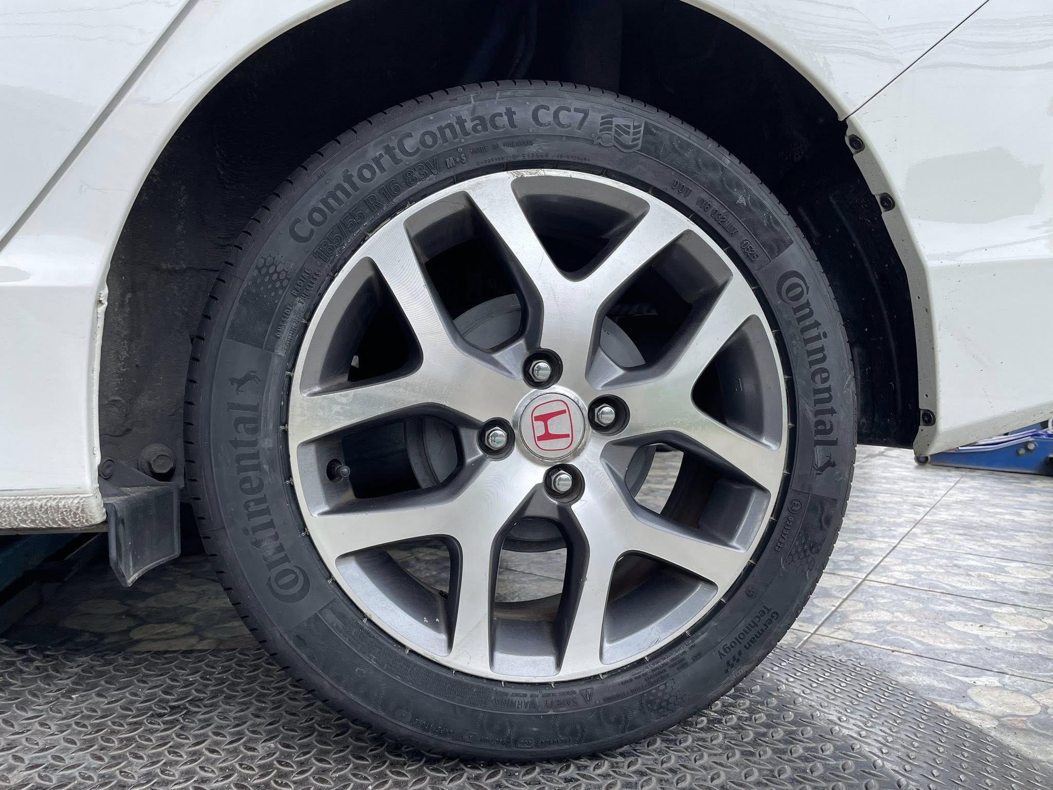 HONDA_CITY🚘เปลี่ยนยาง 🛞🐘#Continental_CC7_185/55R16