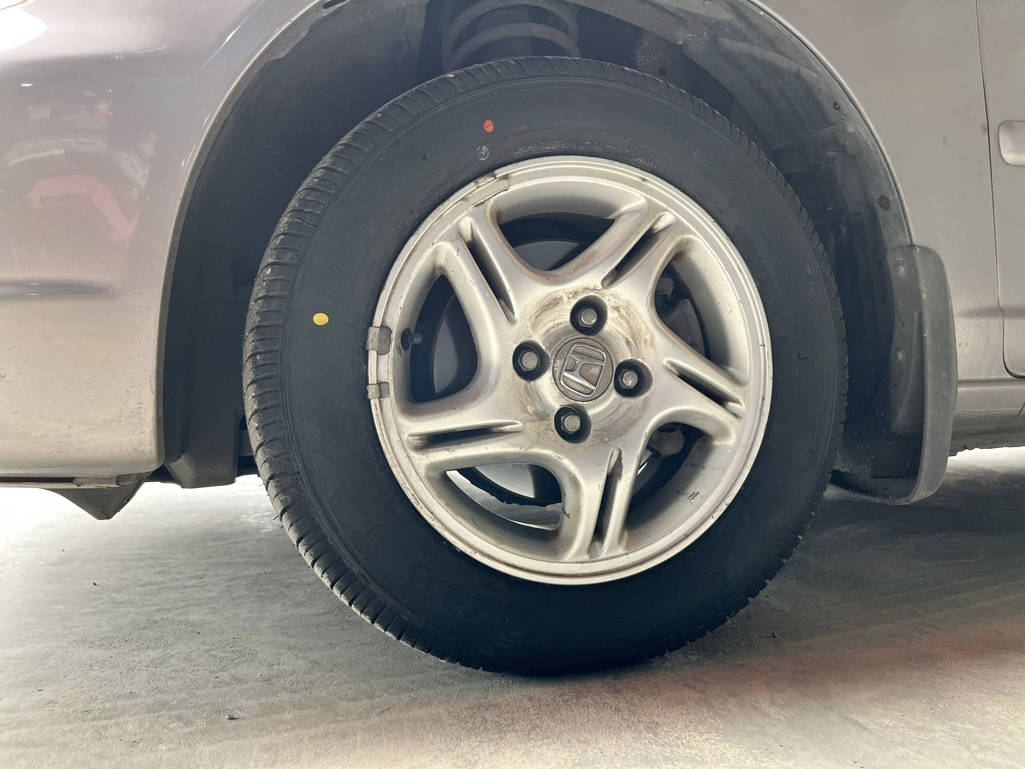 HONDA #CIVIC🚘เปลี่ยนยาง 🛞🐘#DEESTONE #NAKARA #R702 185/65R14