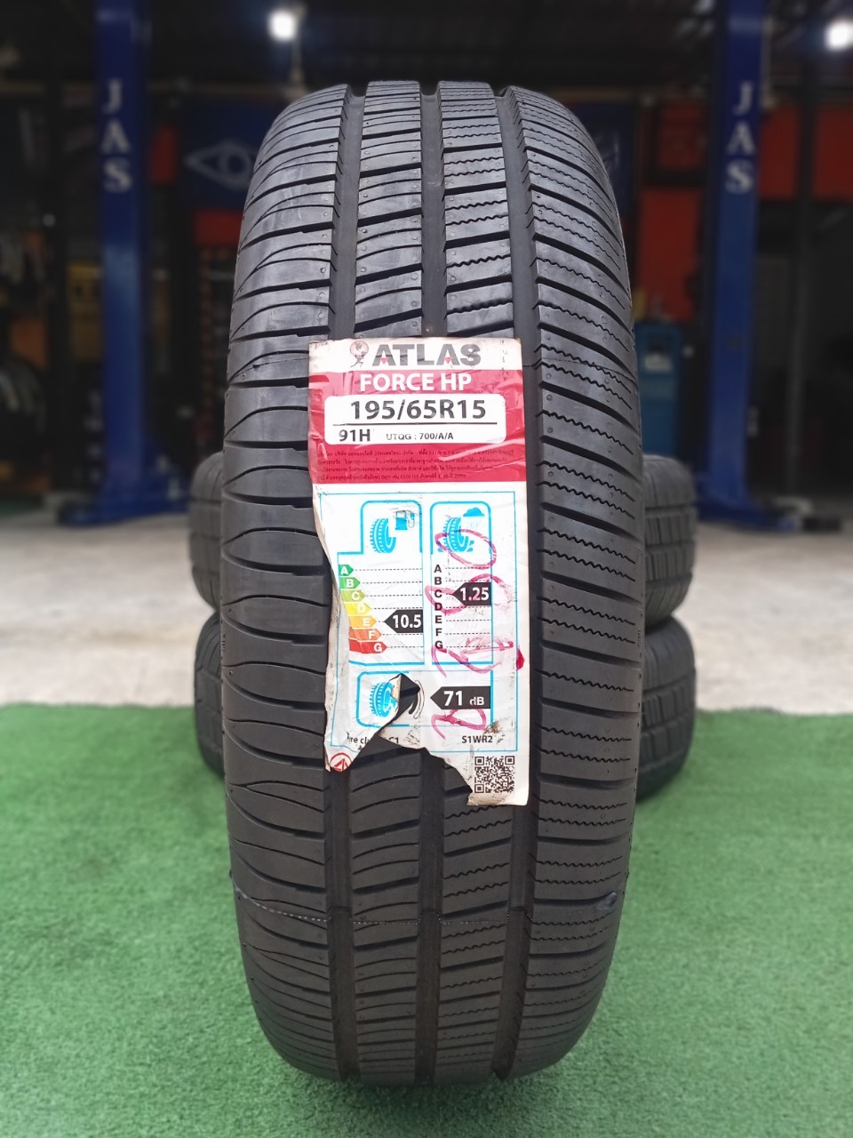 ยางใหม่ ATLAS FORCE HP 195/65R15 ยางใหม่ปี 2022 (ยางมี3เส้น )