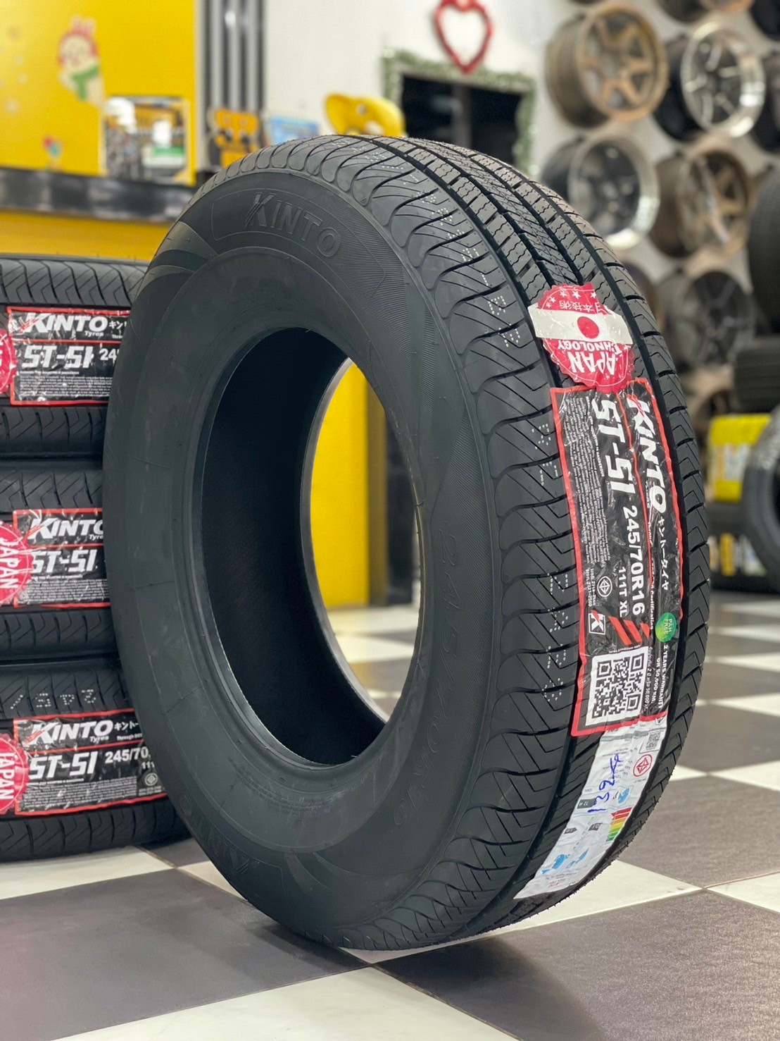 ยางใหม่คินโต๊ะ KINTO ST-51 245/70R16 ยางใหม่ปี2024