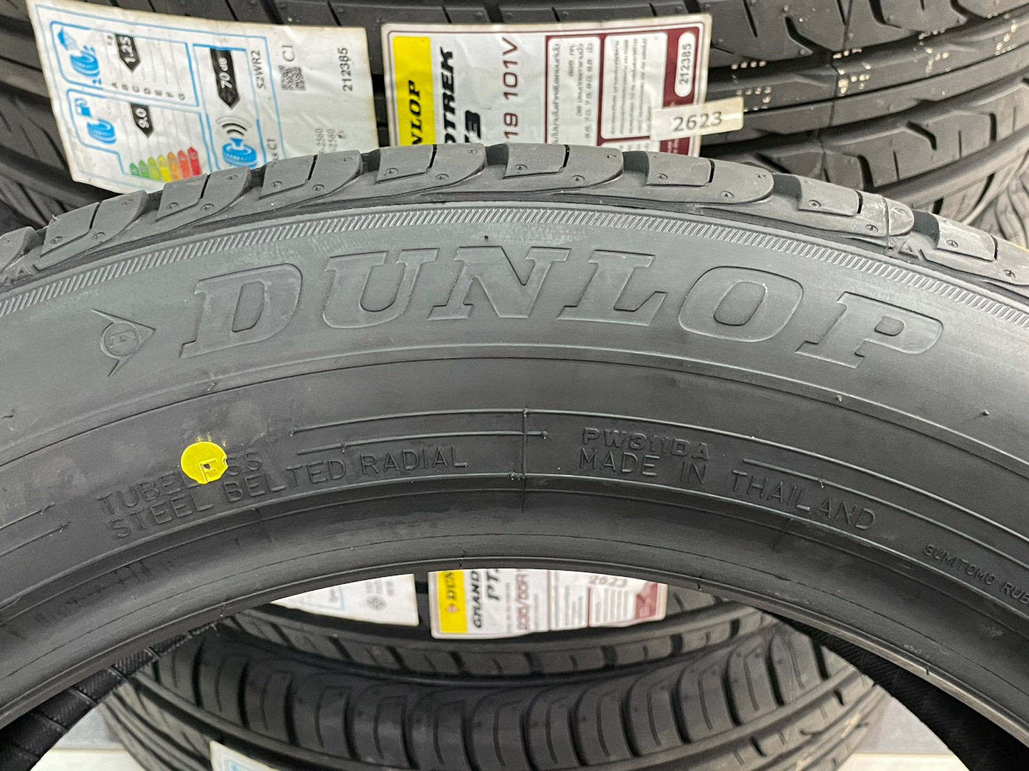 DUNLOP GRANDTREK PT3 235/55R19 ยางใหม่ปี2023