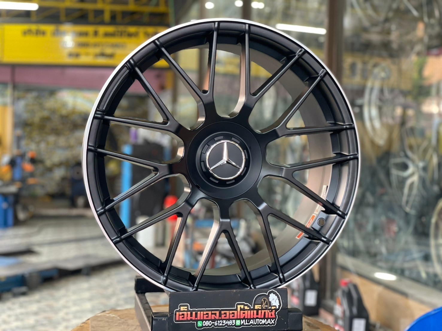 ล้อแม็กซ์ใหม่ สำหรับใส่รถ Mercedes-Benz ขอบ19" นิ้ว ล้อเบาผลิตแบบ Flow Forming