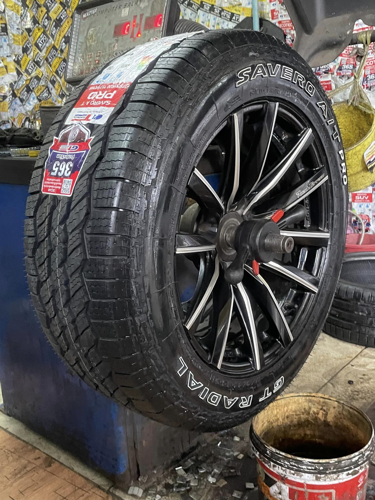🚘 #FORD_EVERESTเปลี่ยนยาง 🛞 #GT RADIALSAVERO A/T PRO 275/55R20