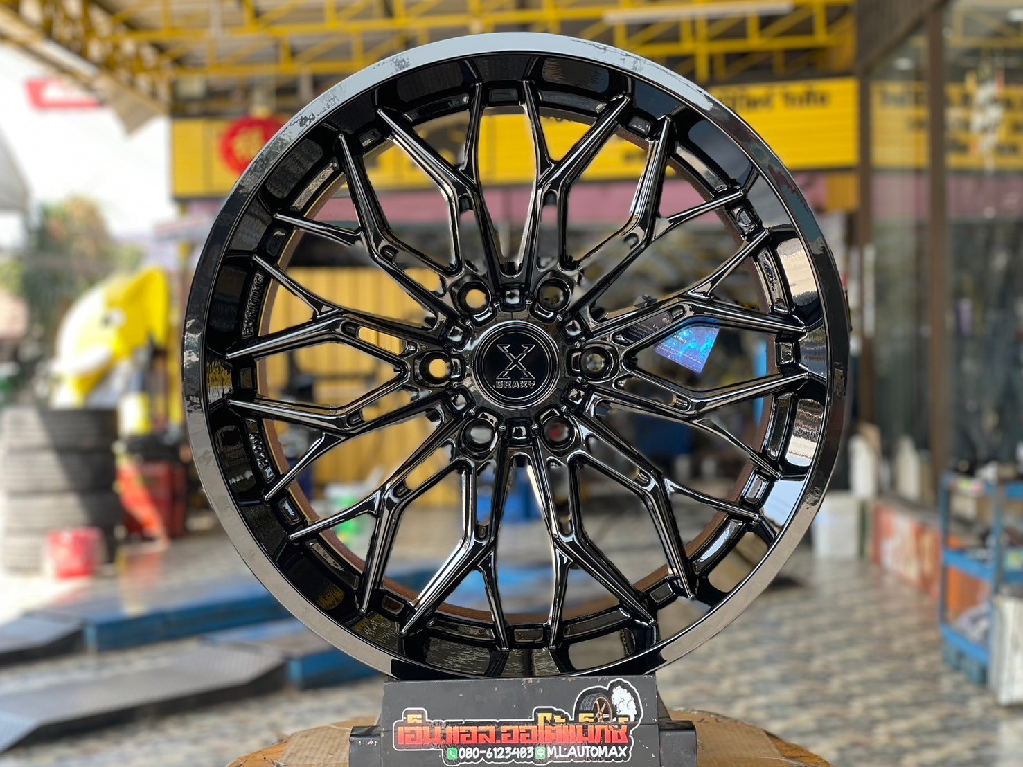 ล้อแม็กใหม่ขอบ20 งาน #HOF_RACING_WHEEL 20x9.5 6x139.7 ET0 สีดำเงา