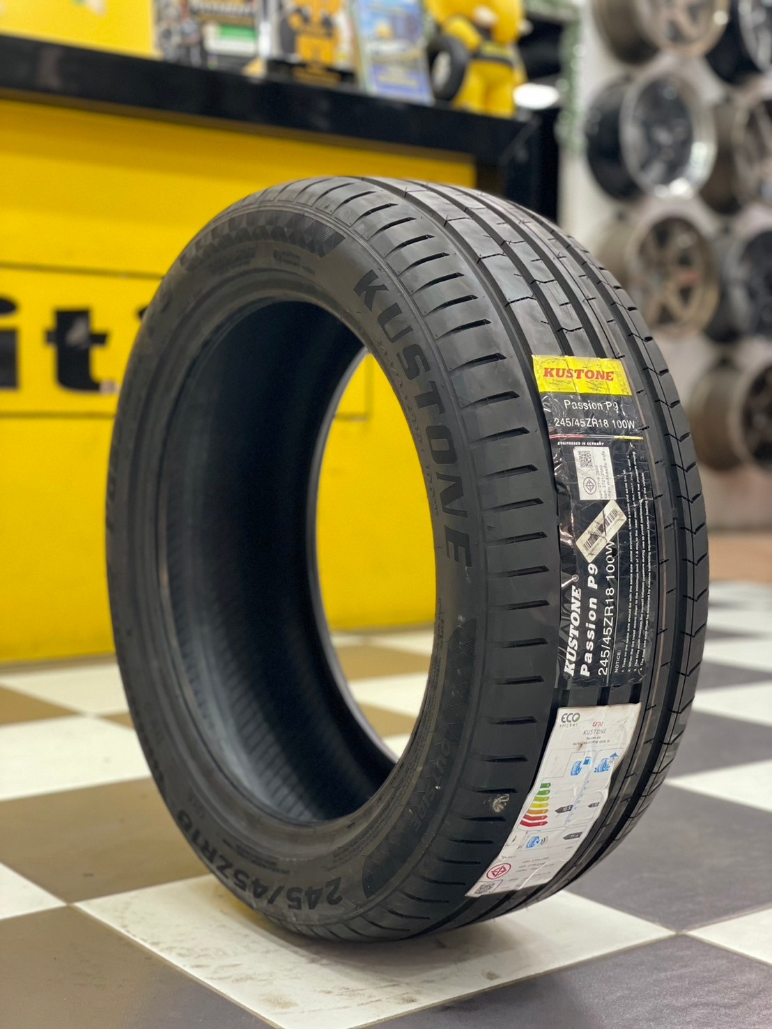 ยางใหม่ คูสโตน KUSTONE PASSION P9 245/45R18 ยางใหม่ปี2023