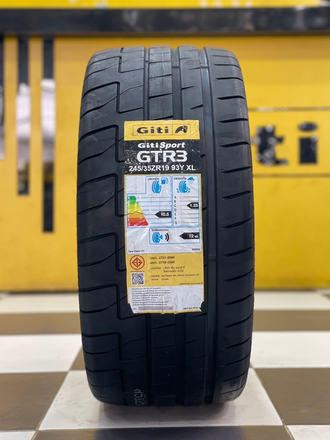 #ยางใหม่ #GITI_GTR3 245/35ZR19