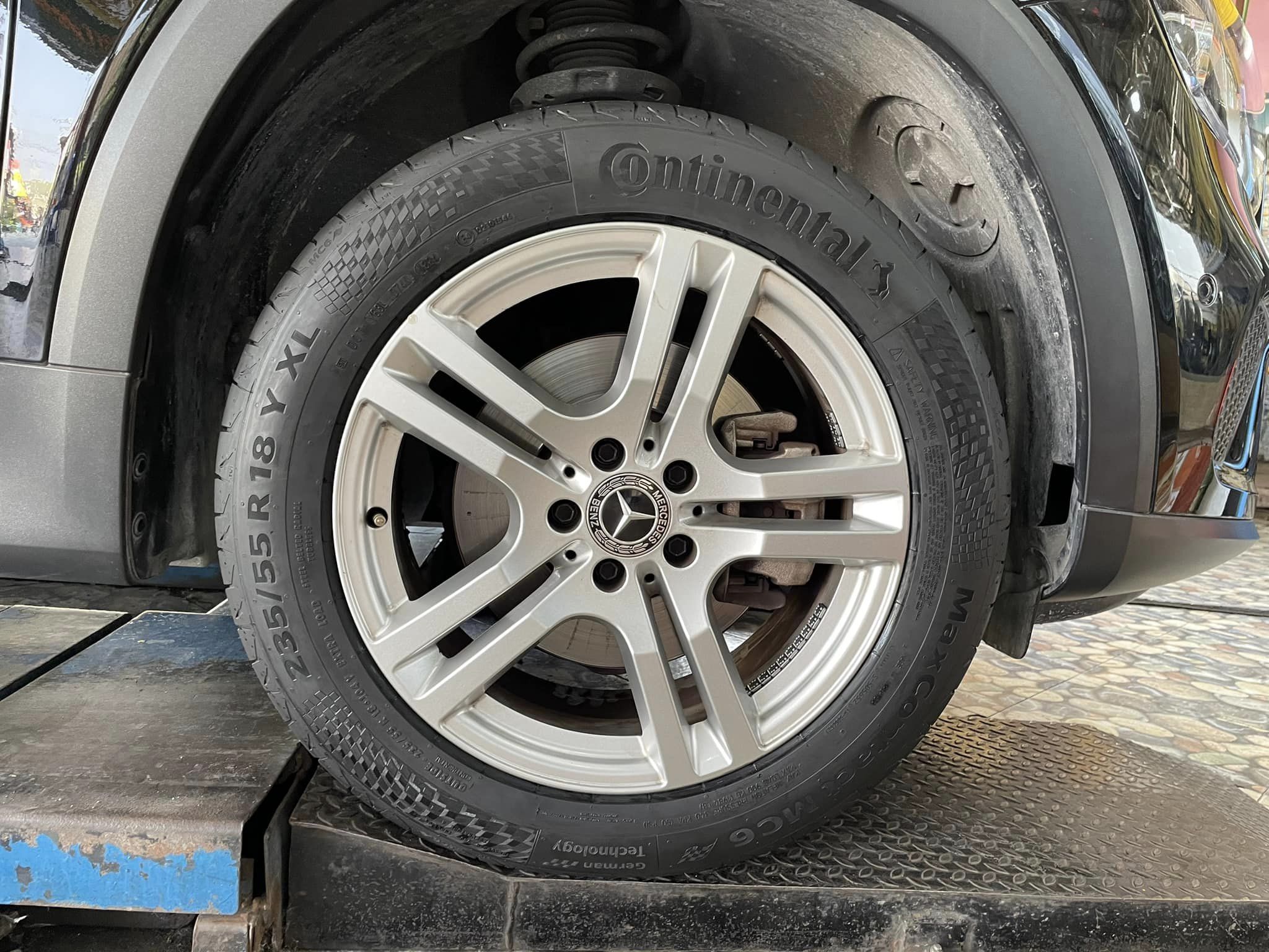 BENZ GLB200 เปลี่ยนยาง 🛞🐘#Continental #MC6 235/55R18