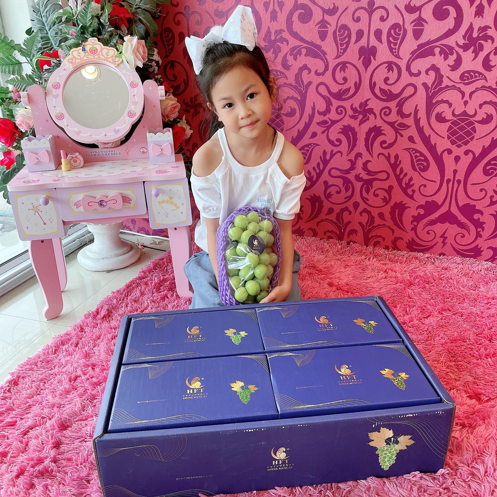 ผลไม้พรีเมียม กล่องใหญ่ ได้ 4 กล่องของขวัญ