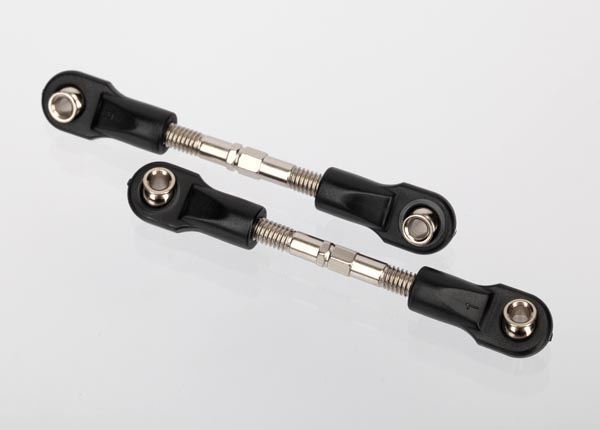 6939 Turnbuckles, suspension, 39mm (60mm center to center) (rear) (assembled with rod ends and hollow balls) (2)