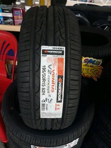 Hankook V2 ปี18 196/50R15 195/55R15 ราคาเพียงเส้น1500บาท