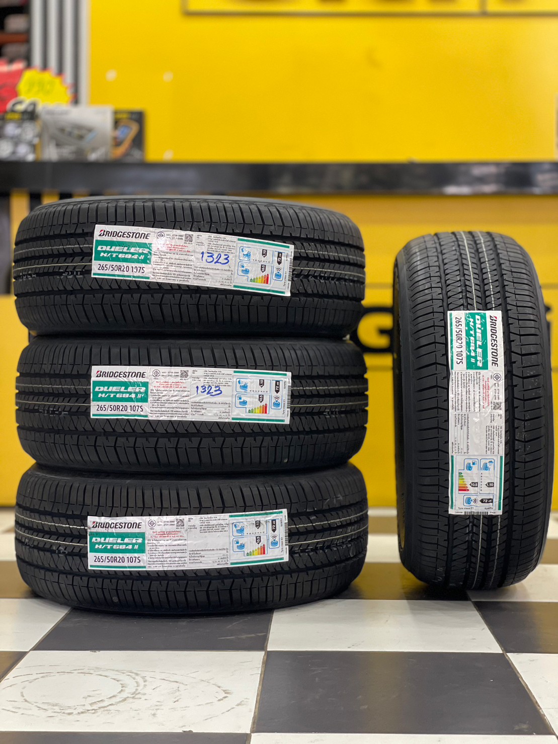 ยางBRIDGESTONE DUELER H/T 684 265/50R20 ยางใหม่ปี2023
