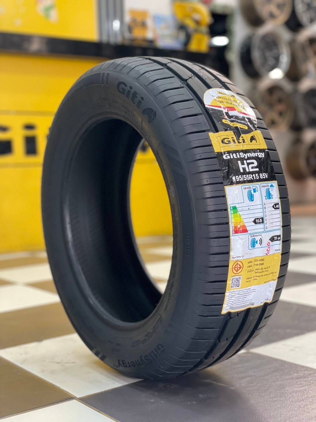 Giti Synergy H2 195/55R15 ยางใหม่ปี2024