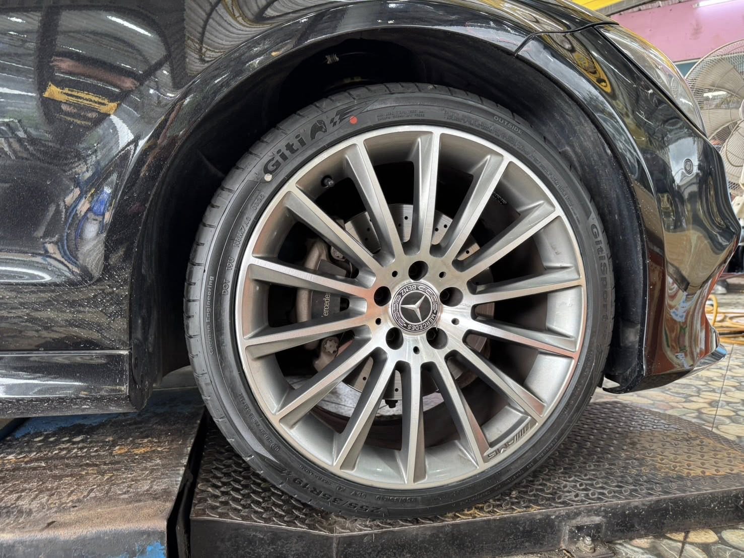BENZ_CLS250d🚘เปลี่ยนยาง 🛞🐘#GITI_SportS2_255/35R19 ❤️ 🛞 #GITI_SportS2_275/35R19