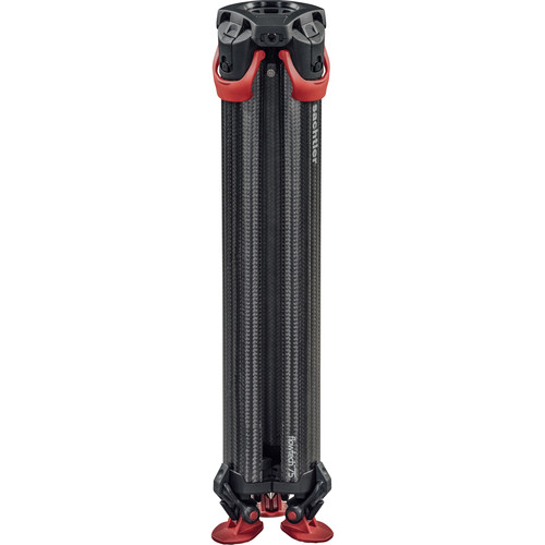Sachtler Flowtech 75 MS Carbon Fiber Tripod with Mid-Level Spreader and Rubber Feet