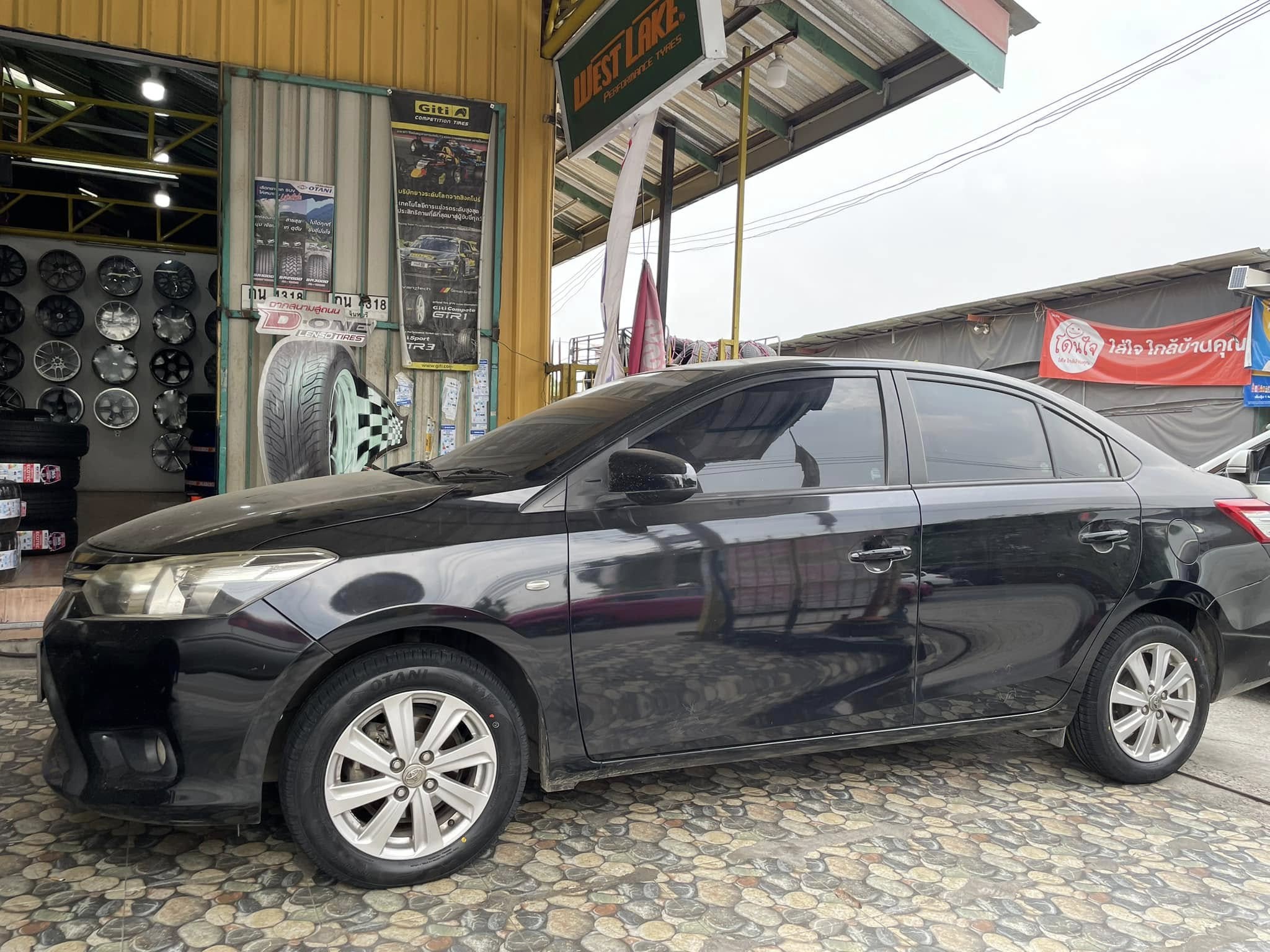 🚘 #TOYOTA_VIOS🛞เปลี่ยนยาง #OTANI #KN1000EK1000 185/60R15