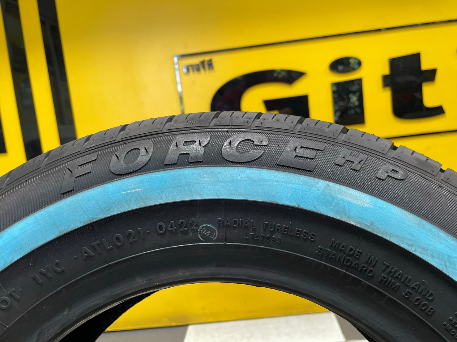 ยางเข้าใหม่!!! ยางขอบขาวแท้ ขอบ13 Atlas Tires 175/70R13 ยางใหม่ปี2022