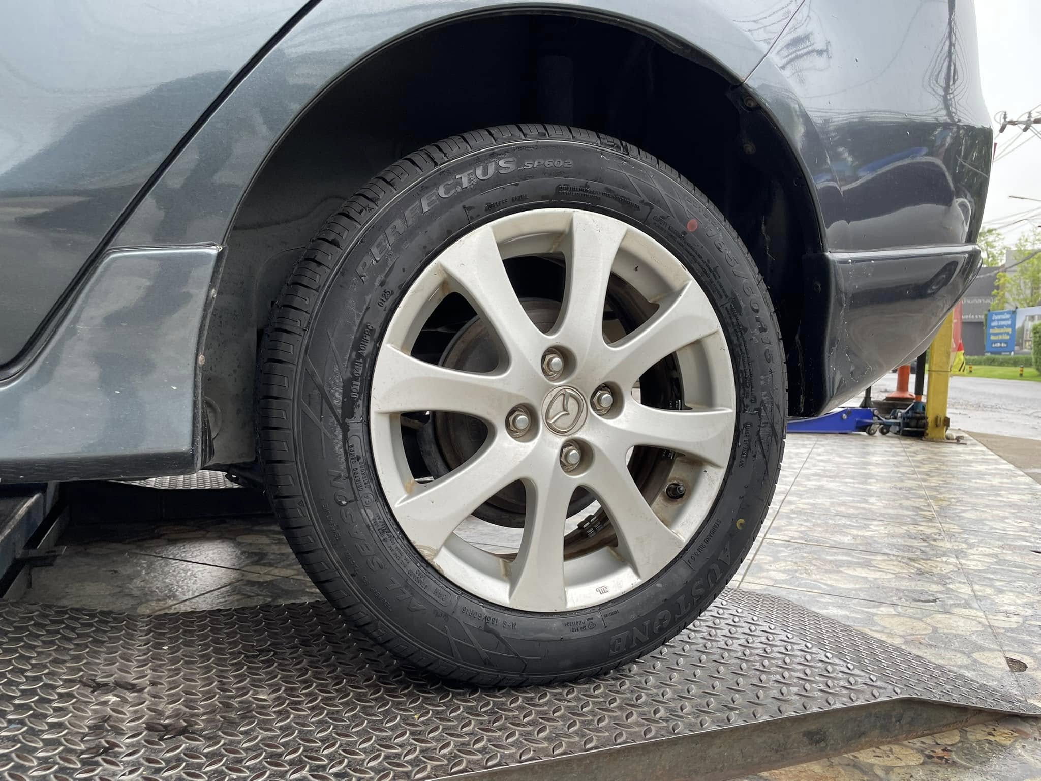 #MAZDA_2🛞เปลี่ยนยาง #AUSTONE_SP602_185/60R15