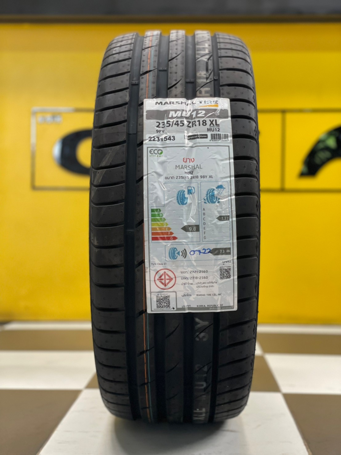 MARSHAL MU12 235/45R18 ยางใหม่ปี2022