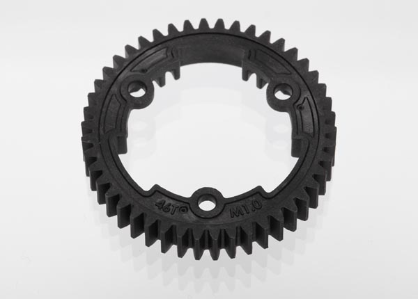 6447 Spur gear, 46-tooth (1.0 metric pitch)