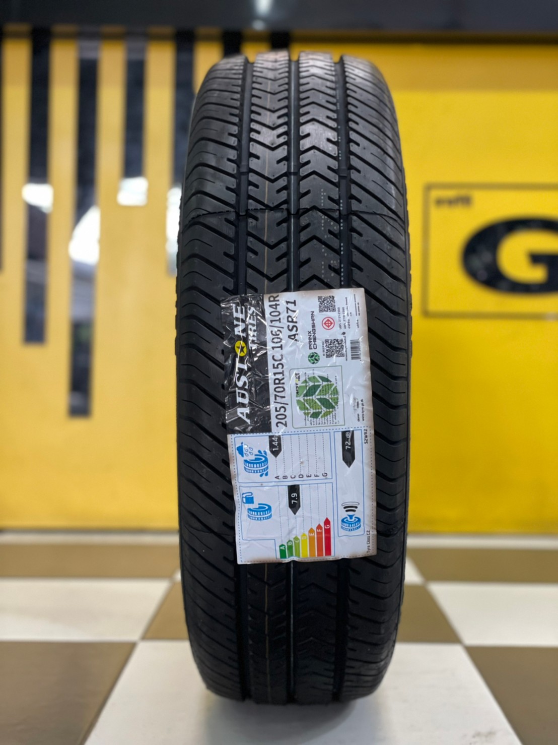 AUSTONE ASR71 205/70R15 ยางใหม่ปี2022 ผ้าใบ8ชั้น