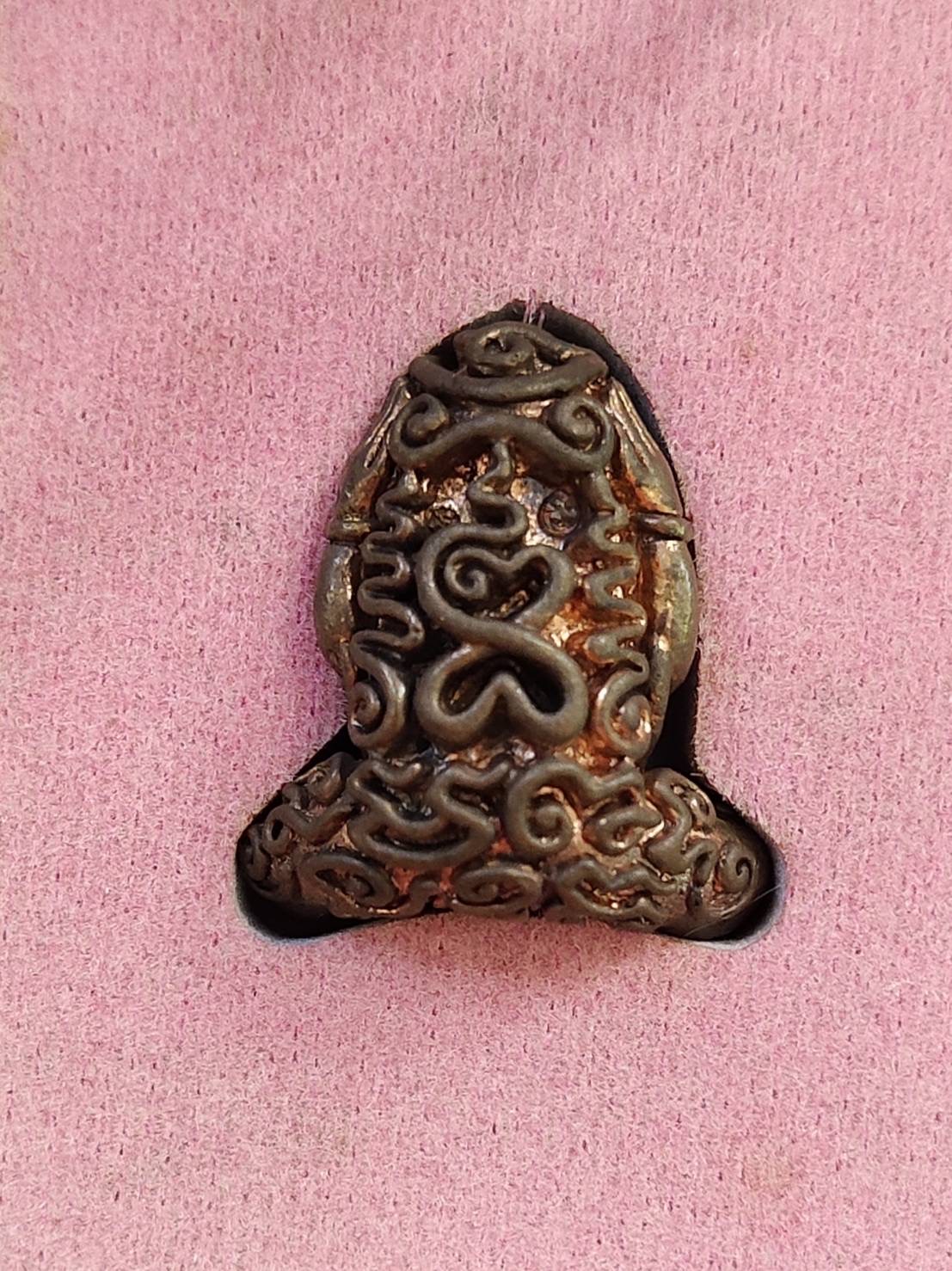 พระปิดตาอุตตโม พิมพ์ใหญ่ เนื้อชนวน หลวงพ่อสาคร วัดหนองกรับ ไตรมาส ปี 2553