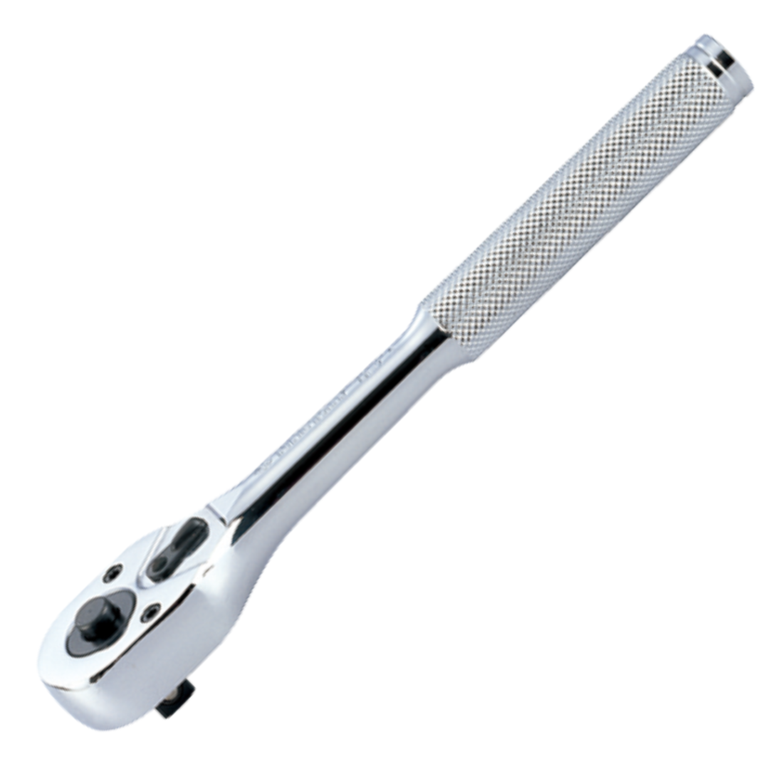 ด้ามฟรี ด้ามเหล็กกลิ้งลาย กดปุ่ม ขนาด 1"/10" 24T No.4761-10F KING TONY